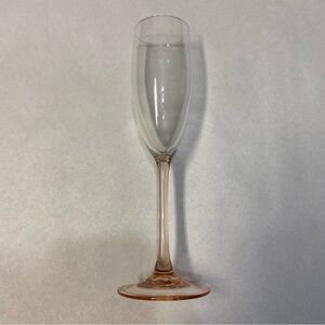 Luminarc France Cristal D’arques Pink Champagne Flute Rose Stem Glassware Dining